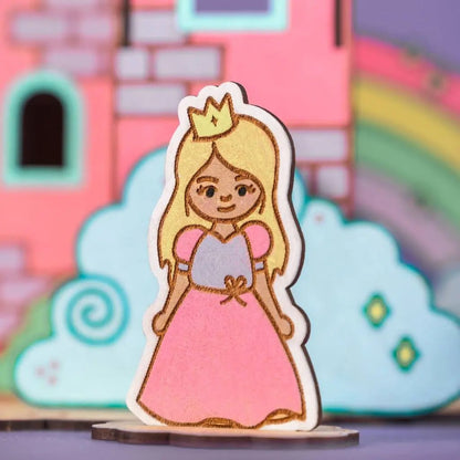 Dreamland Castle – Colour-Your-Own Wooden Play Set