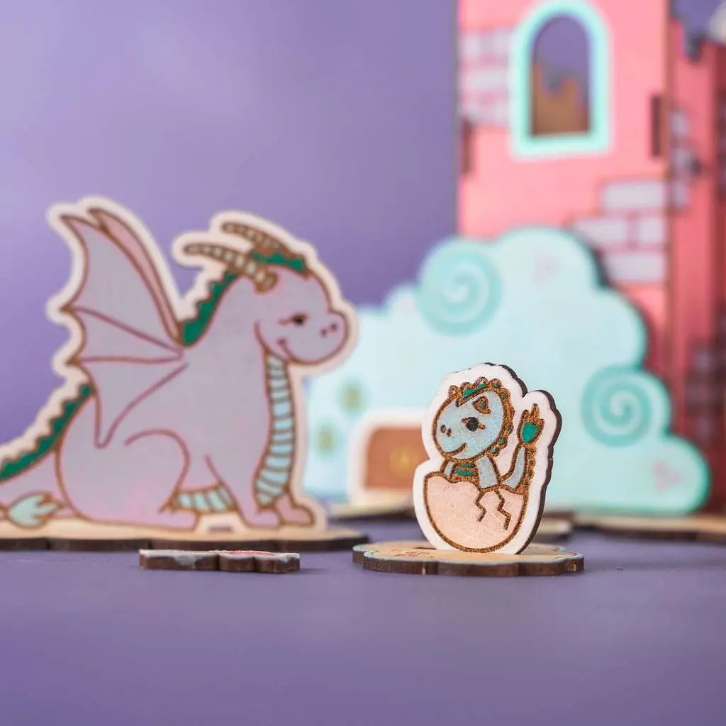 Dreamland Castle – Colour-Your-Own Wooden Play Set