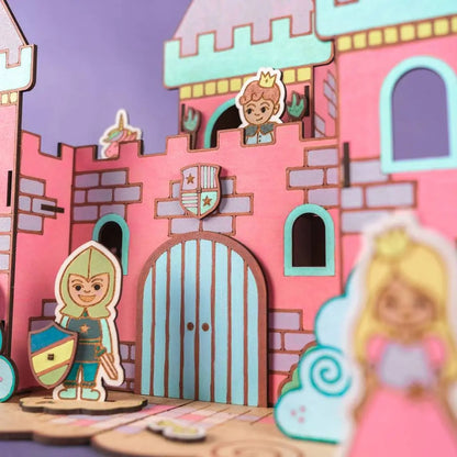 Dreamland Castle – Colour-Your-Own Wooden Play Set