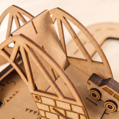 Dreamy Drawbridge – Colour-Your-Own Wooden Bridge Play Set