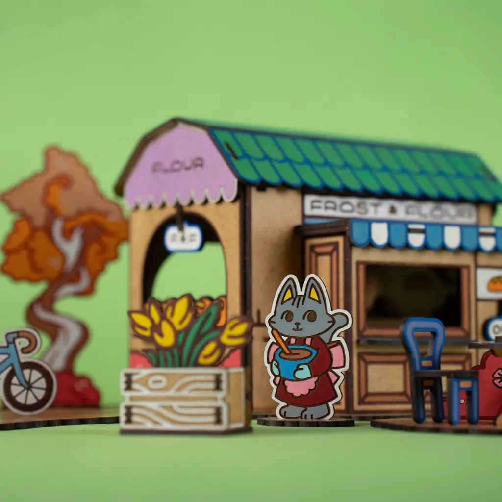 Frost & Flour – Colour-Your-Own Wooden Bakery Play Set