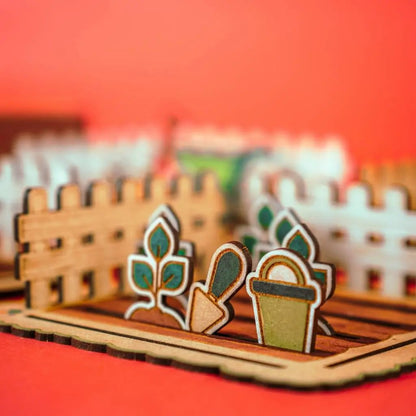 Harvest Time – Colour-Your-Own Wooden Play Set