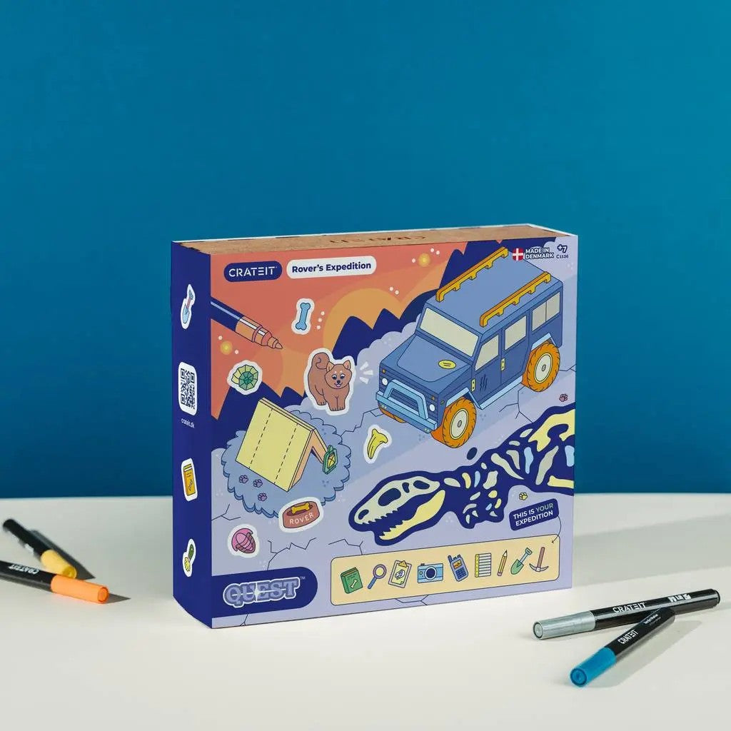 Rover’s Expedition – Colour-Your-Own Wooden Play Set