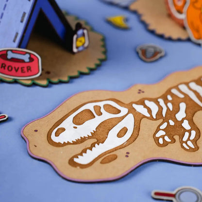 Rover’s Expedition – Colour-Your-Own Wooden Play Set