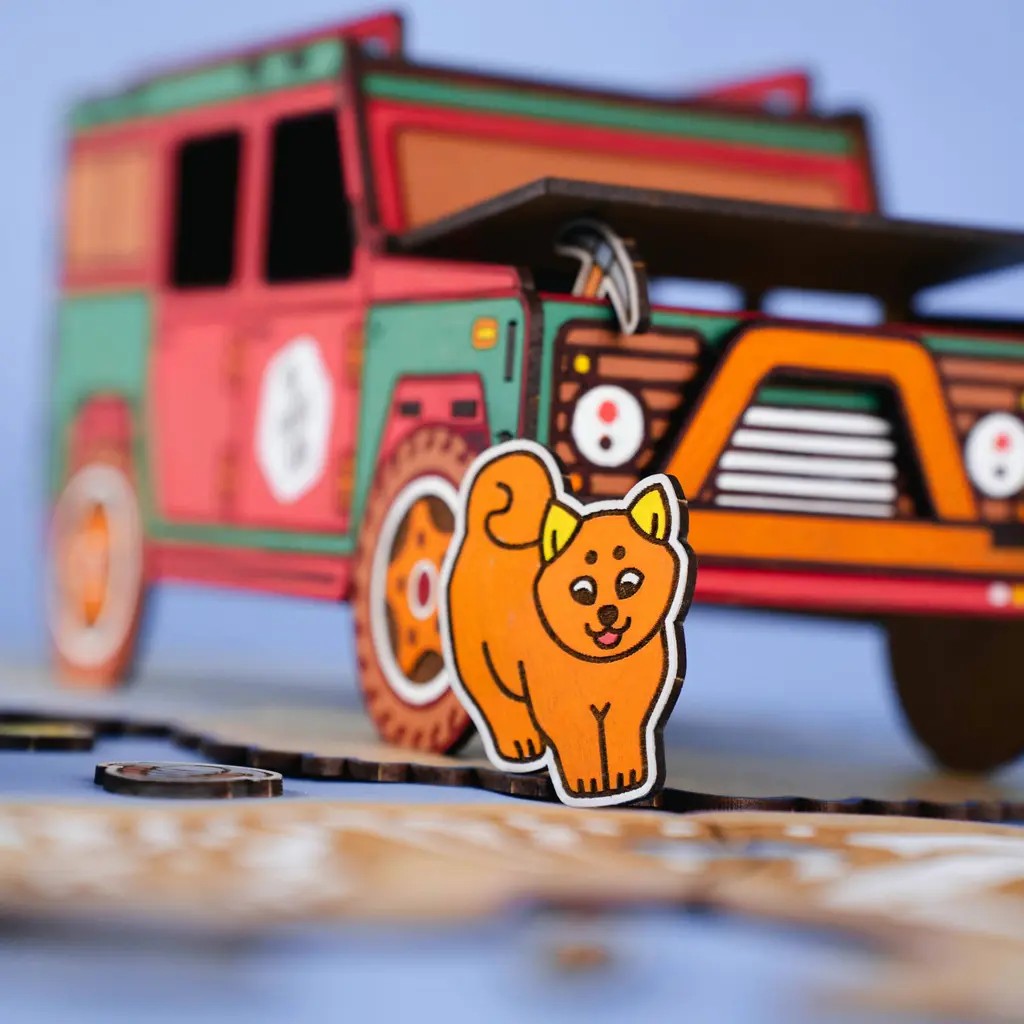 Rover’s Expedition – Colour-Your-Own Wooden Play Set