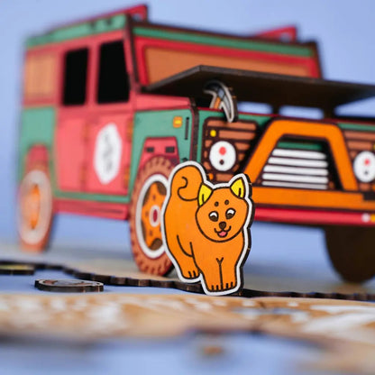 Rover’s Expedition – Colour-Your-Own Wooden Play Set