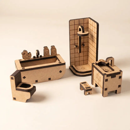 The Bubble Nest – Colour-Your-Own Wooden Dollhouse