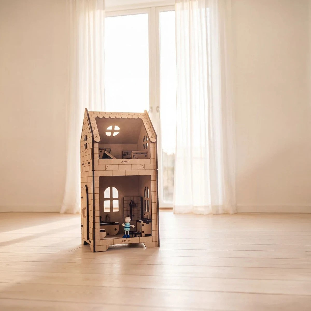The Bubble Nest – Colour-Your-Own Wooden Dollhouse