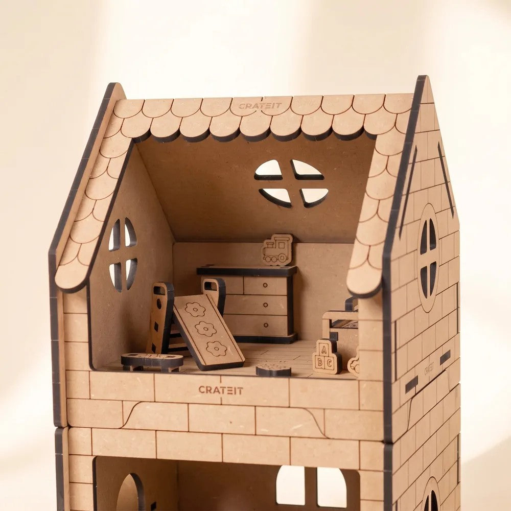 The Bubble Nest – Colour-Your-Own Wooden Dollhouse