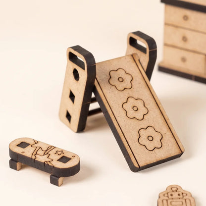 The Bubble Nest – Colour-Your-Own Wooden Dollhouse
