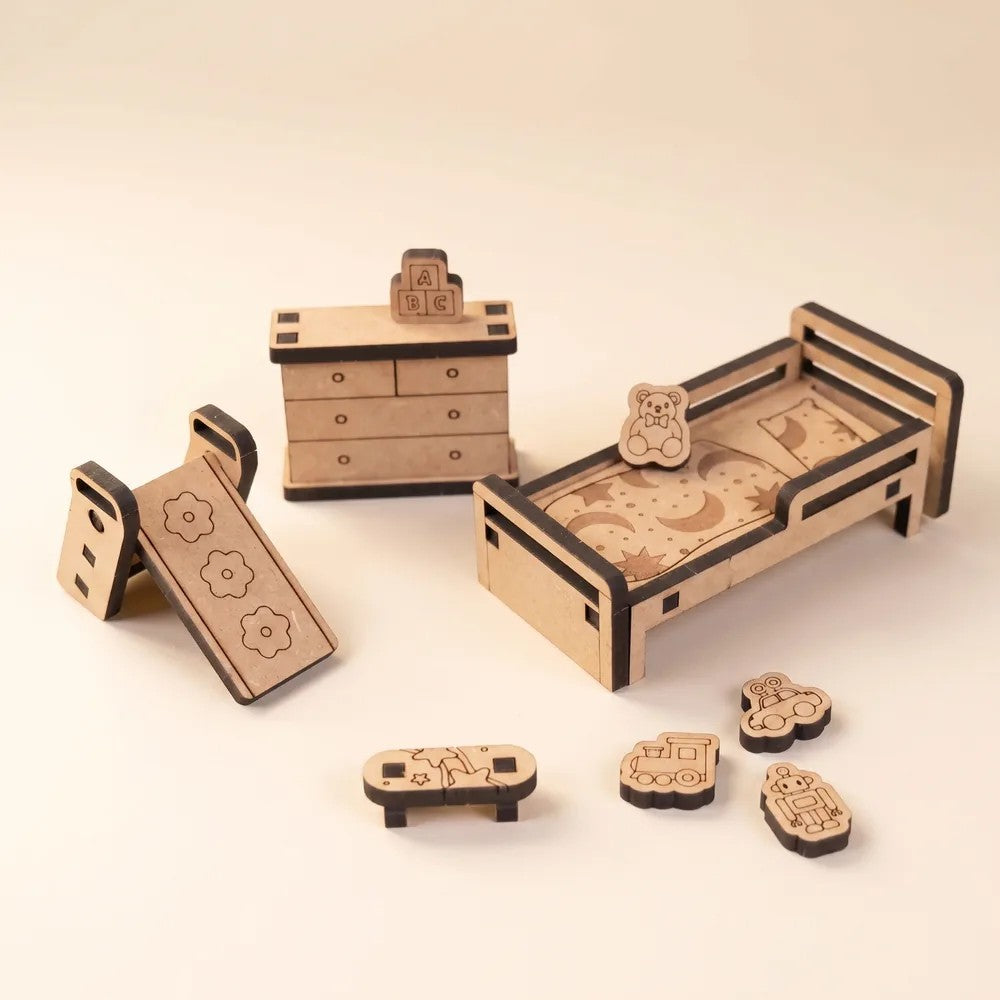 The Bubble Nest – Colour-Your-Own Wooden Dollhouse