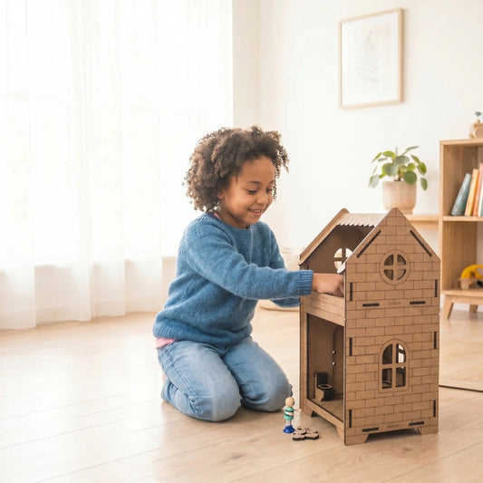 The Bubble Nest – Colour-Your-Own Wooden Dollhouse