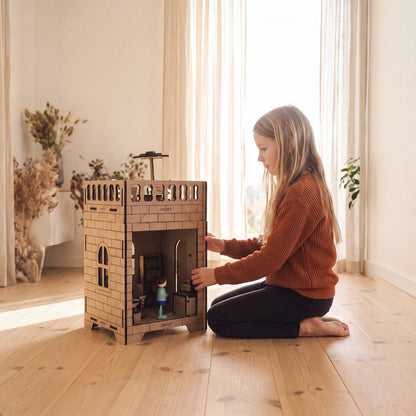 The Cloud Office – Colour-Your-Own Wooden Dollhouse