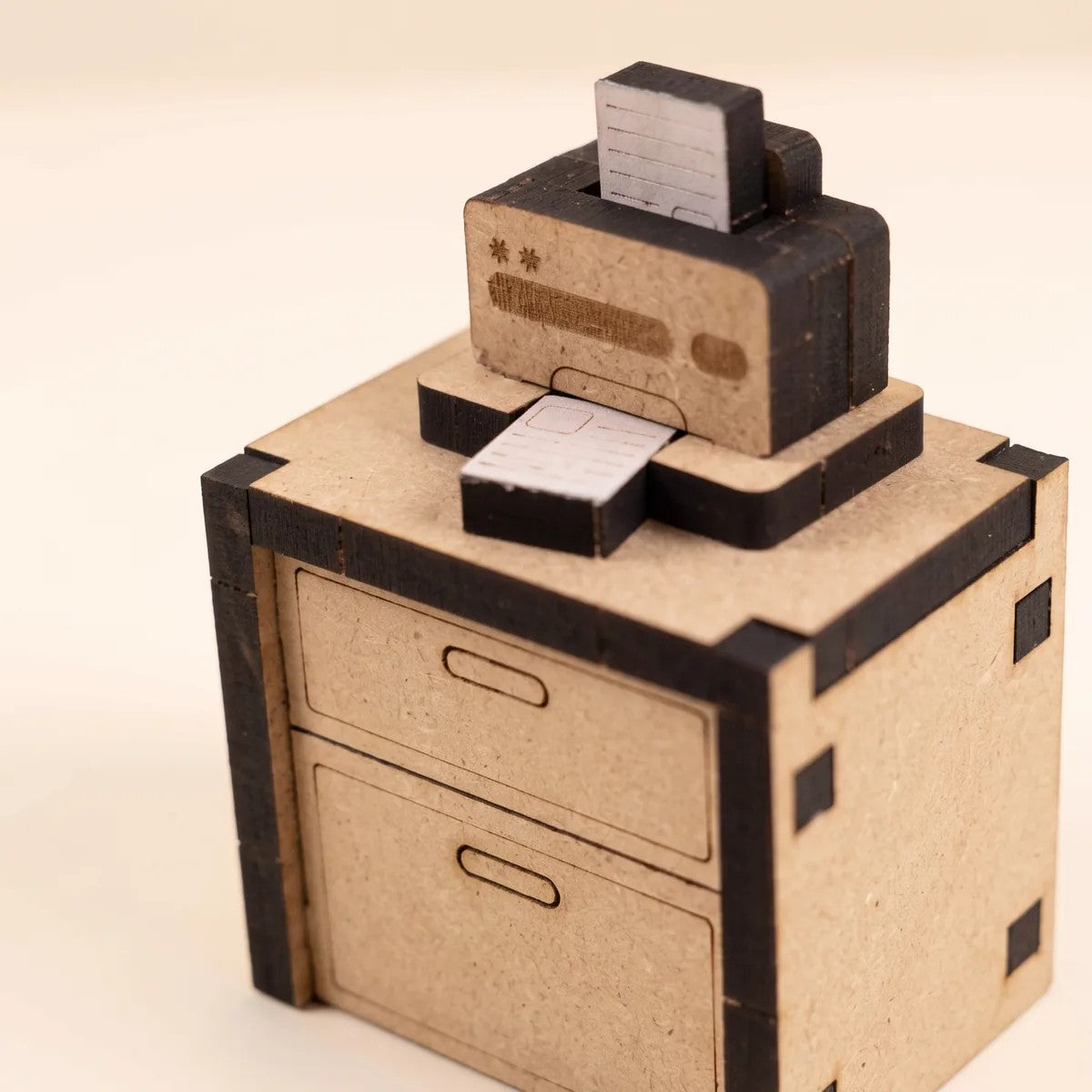 The Cloud Office – Colour-Your-Own Wooden Dollhouse