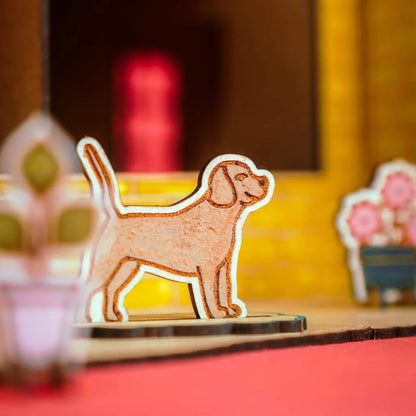 The Farmhouse – Colour-Your-Own Wooden Play Set