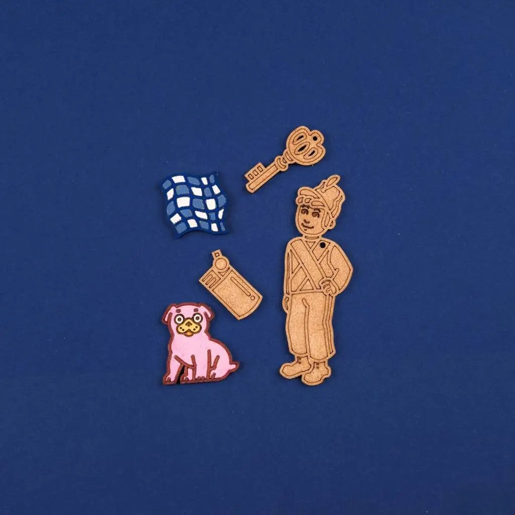 The Tinder Box – Colour-Your-Own Wooden Fairy-Tale Mini Set