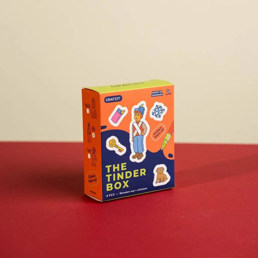The Tinder Box – Colour-Your-Own Wooden Fairy-Tale Mini Set
