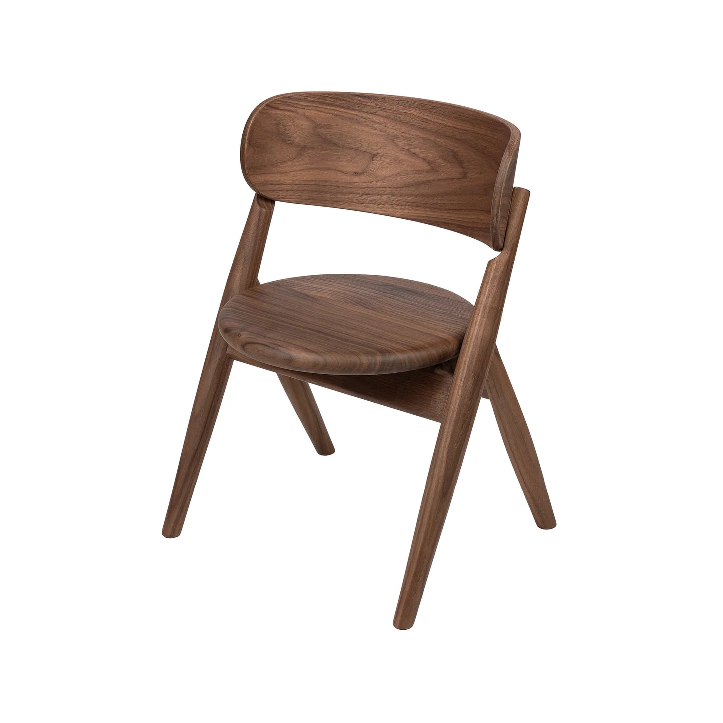 Curve Lab børnestol – Valnød