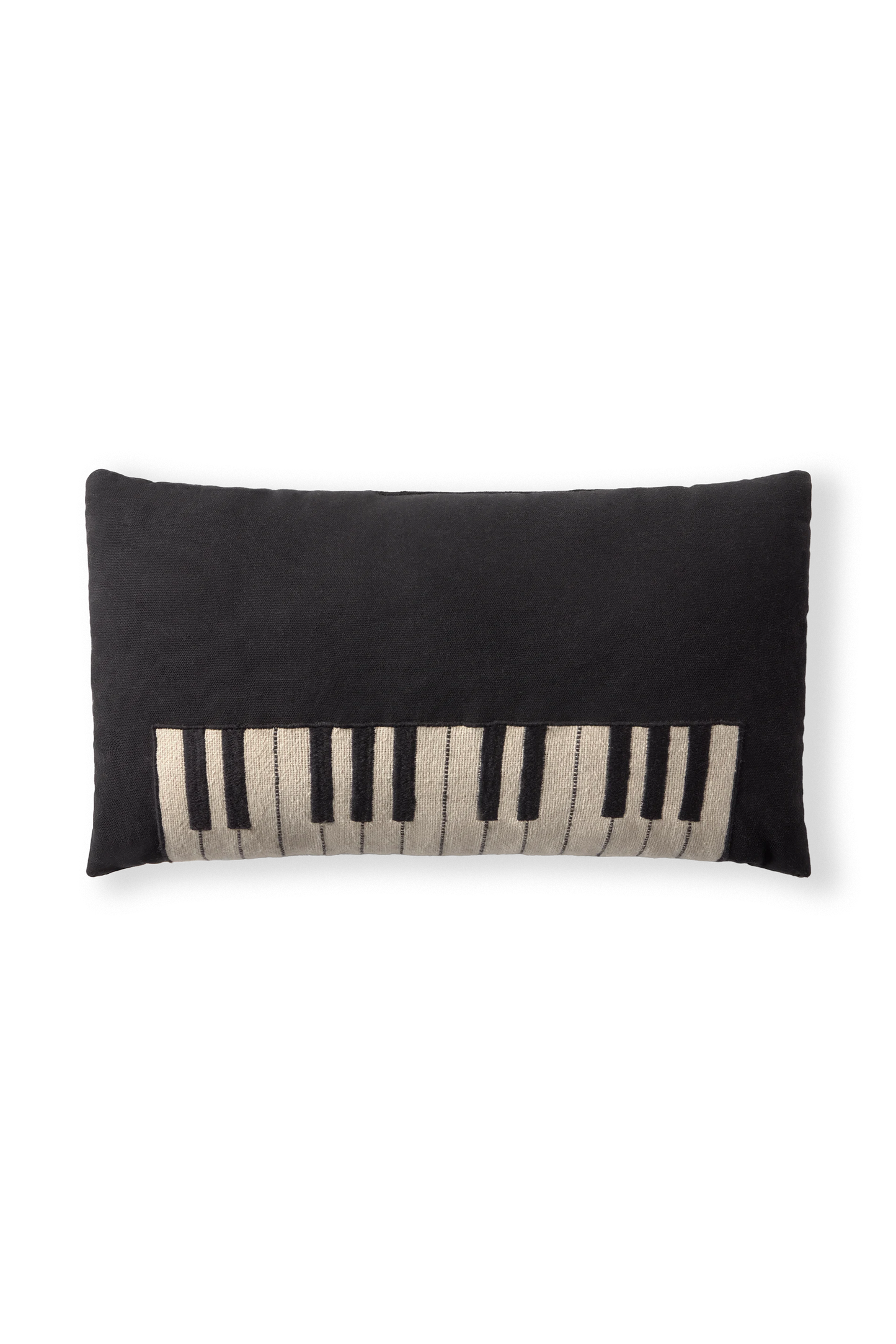 Lorena Canals Piano Pude 45 x 26 cm - Sort/Natur