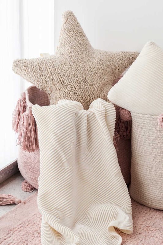 Lorena Canals stjernepude – Star Beige