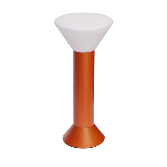 Hübsch Flash transportabel lampe – metallisk orange