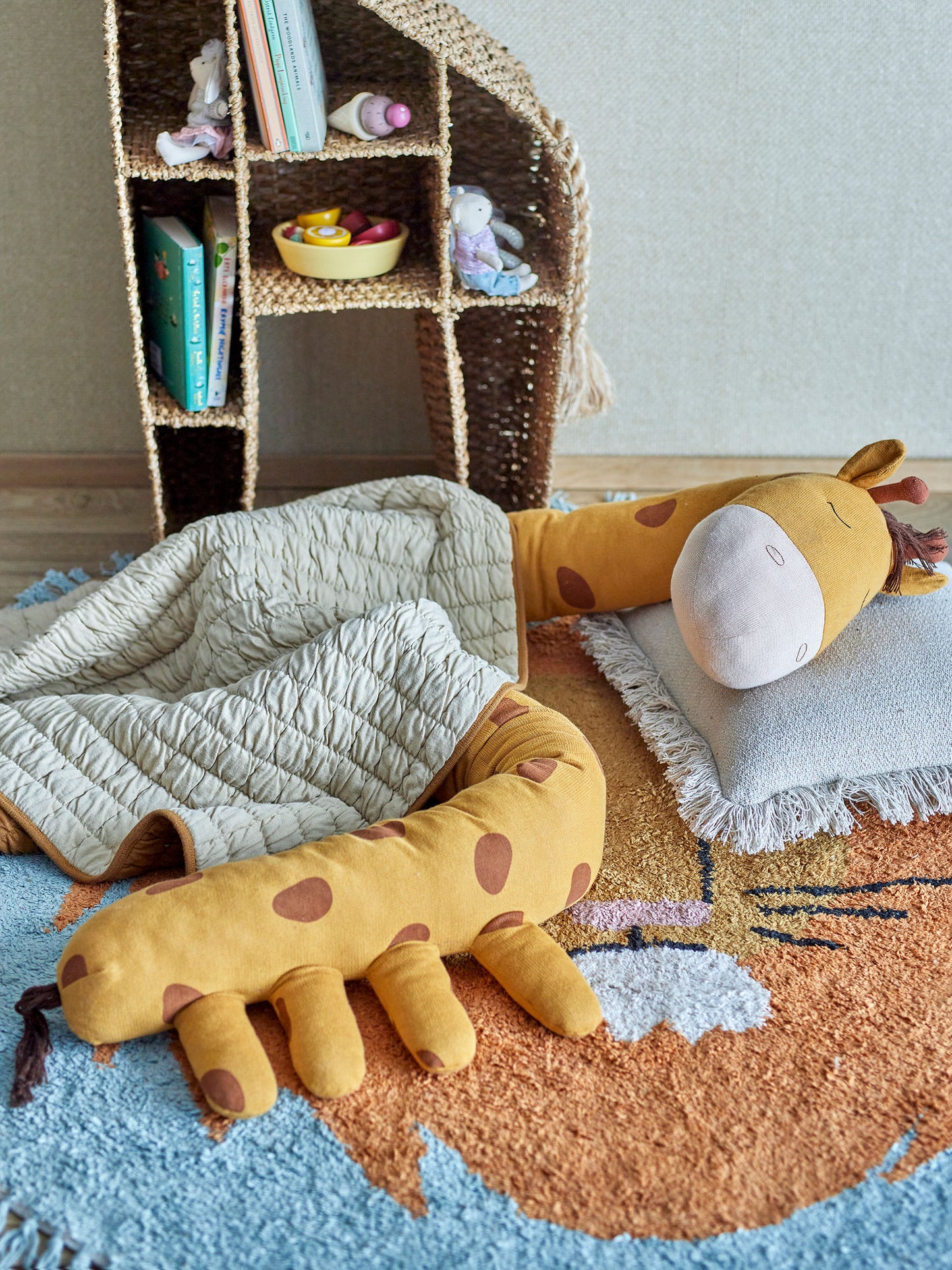 Bloomingville MINI Ibber Bamse – Giraf – Orange – Bomuld