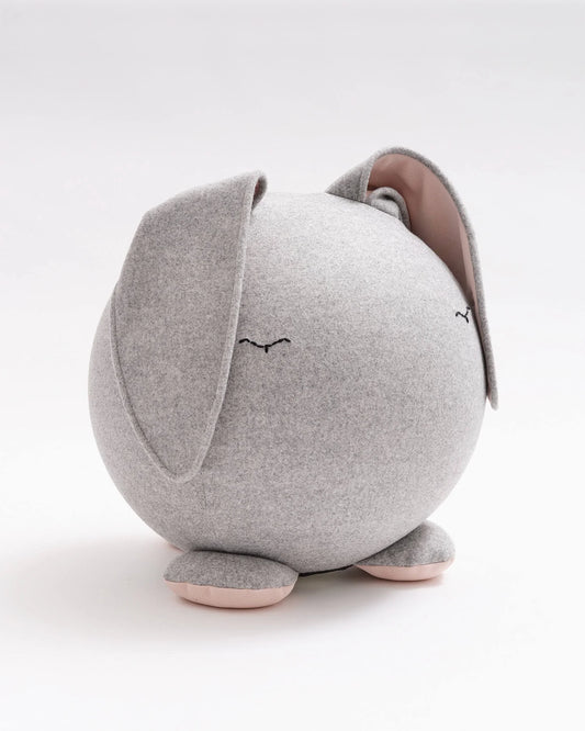 bada&bou – da – den hoppende kanin – grå melange