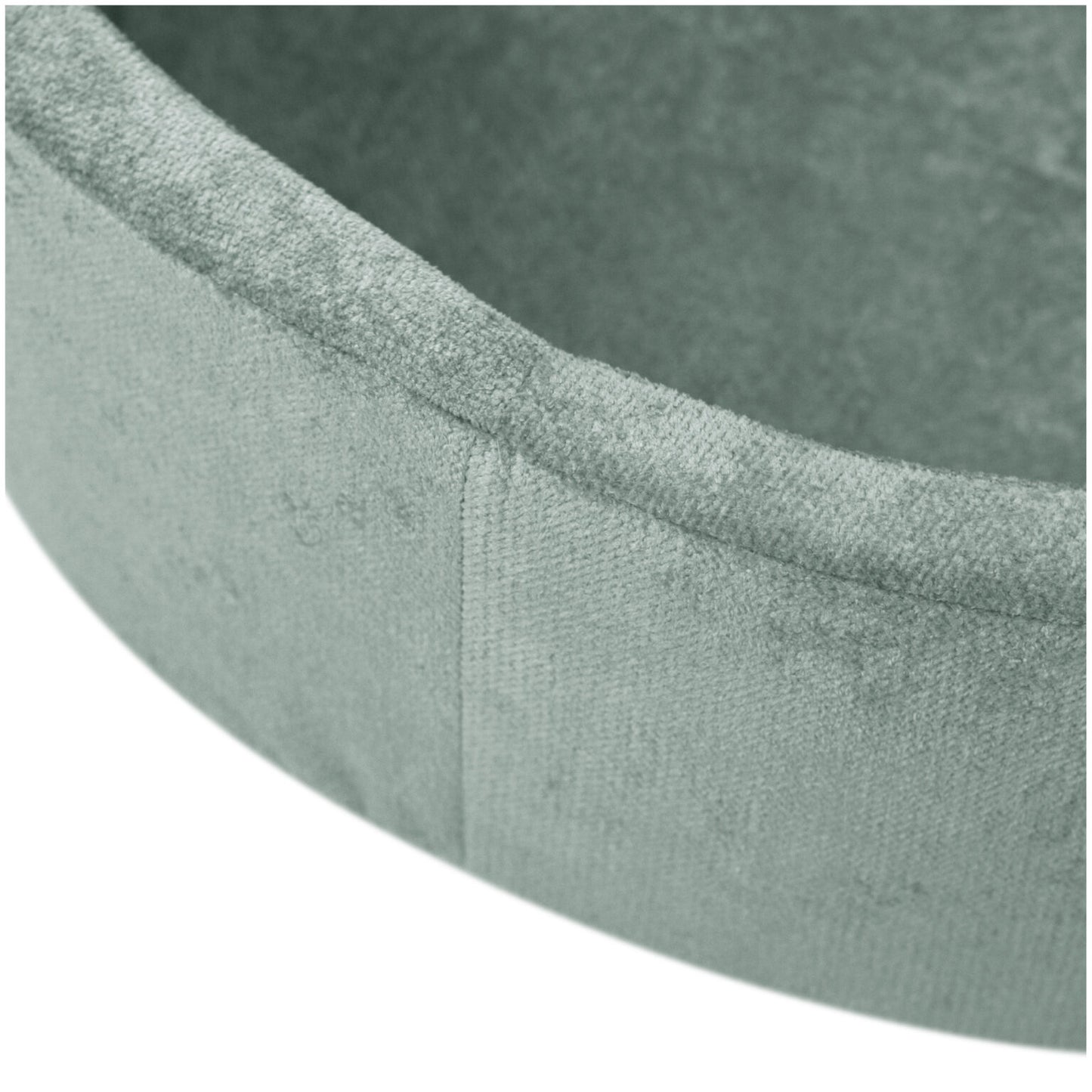 Plush Nest boldbassin i premium chenille – grøn – 90x30 cm