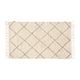 Hübsch tæppe – Rhomb Small Off white (90×150)