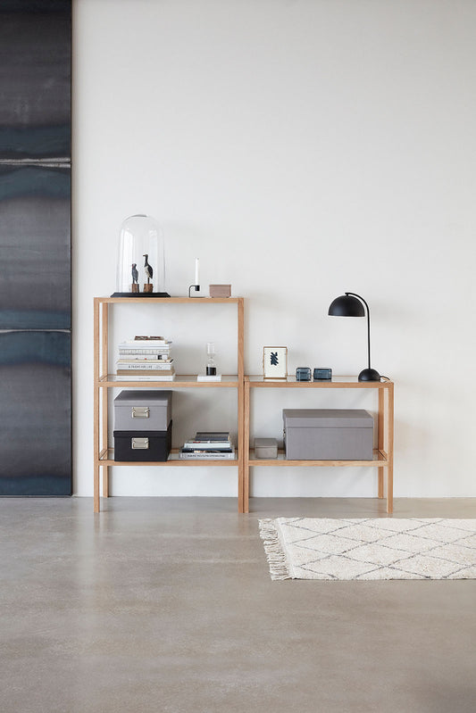 Hübsch tæppe – Rhomb Small Off white (90×150)