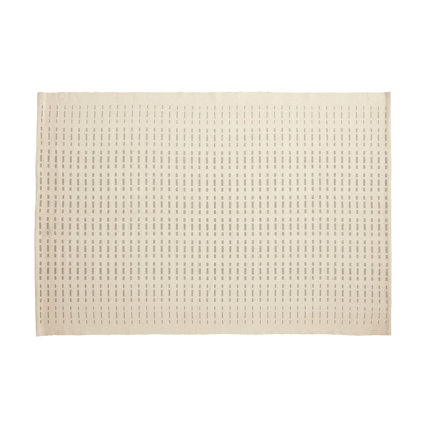 Hübsch tæppe – Pin Beige/Grå