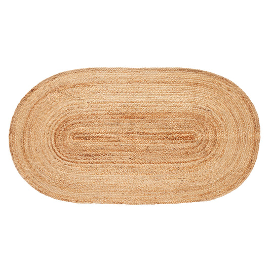 Hübsch tæppe – Sage Oval Natur