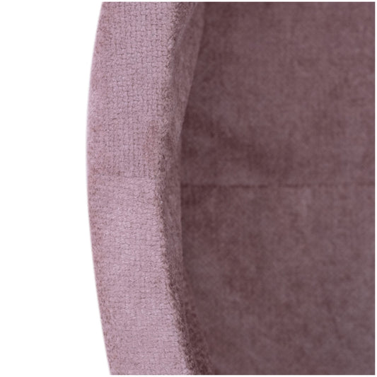 Plush Nest boldbassin i premium chenille – lyserød – 90x30 cm