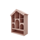 Wood Luck Design - Babushka - dukkehus – lyserød
