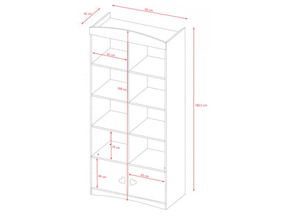 Double Bookshelf Julia