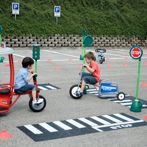 Italtrike Traffic Village komplet trafiksæt