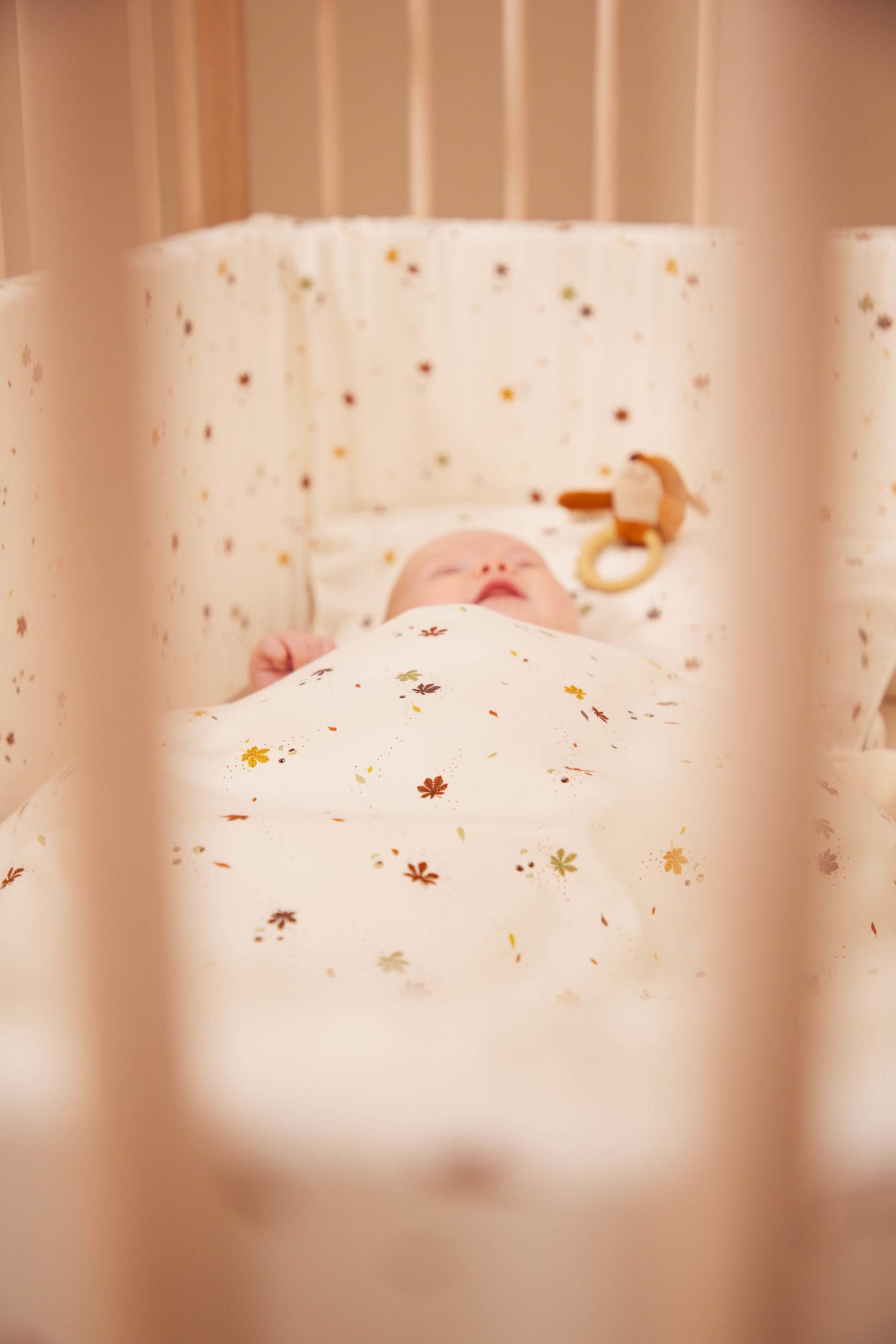Filibabba baby sengetøj GOTS (70x100 cm) – Chestnuts