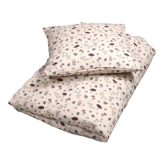 Filibabba junior sengetøj GOTS (100x130 cm) – Forest Floor Rose