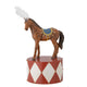 Bloomingville MINI Flor dekorationsfigur – Rød cirkushest i polyresin