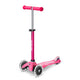 Micro Mini Deluxe LED løbehjul - Pink