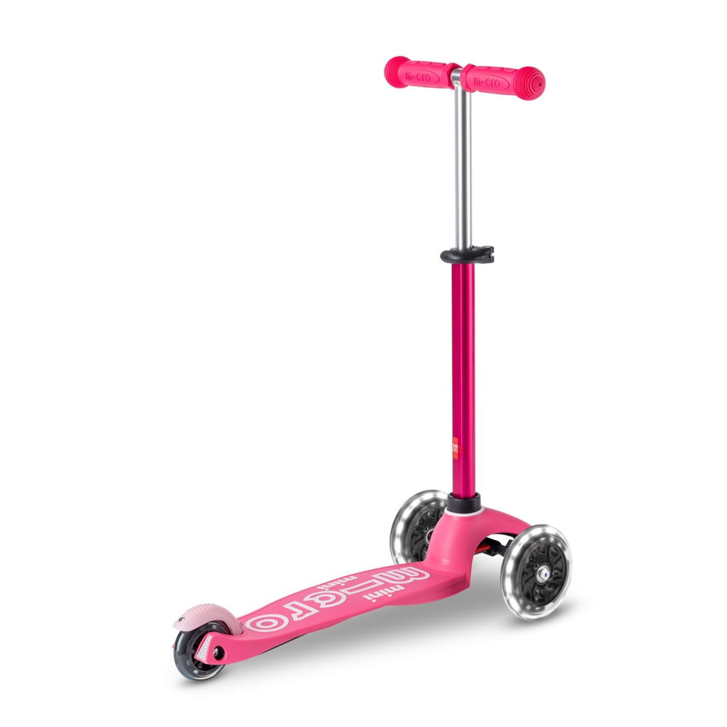 Micro Mini Deluxe LED løbehjul - Pink