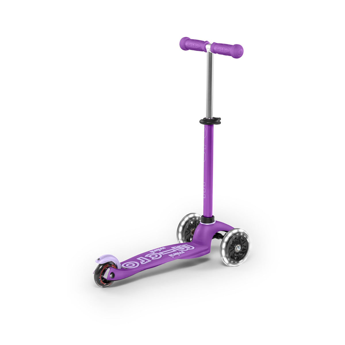 Micro Mini Deluxe LED løbehjul - Purple
