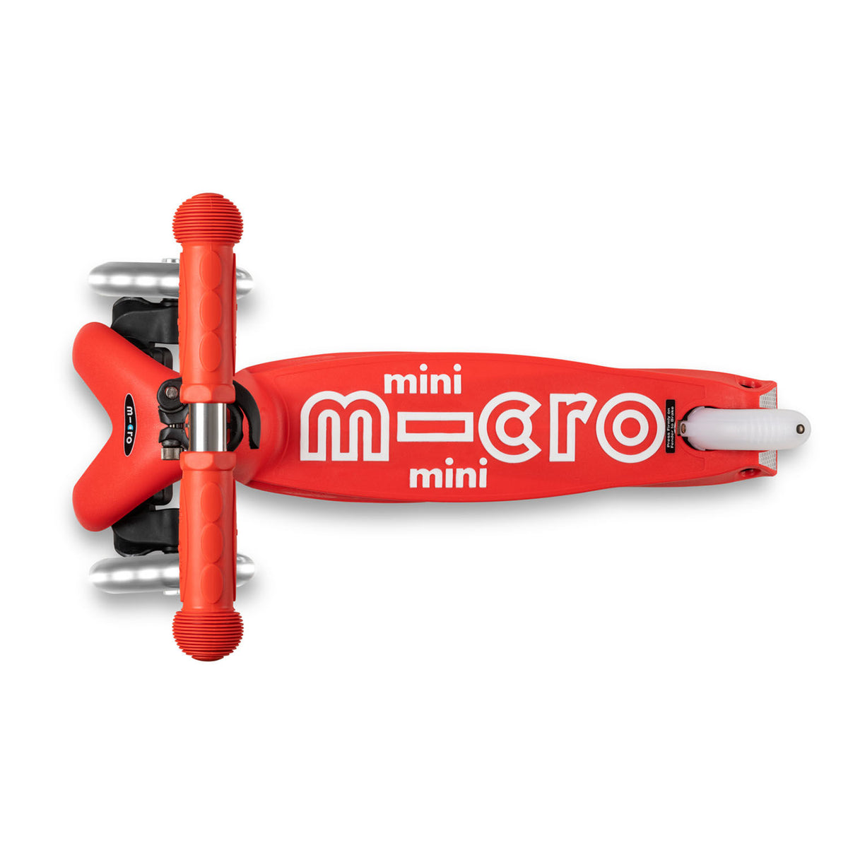 Micro Mini Deluxe LED løbehjul - Red