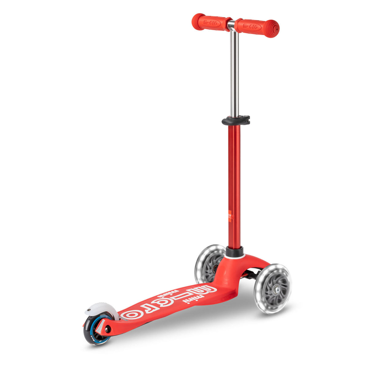 Micro Mini Deluxe LED løbehjul - Red