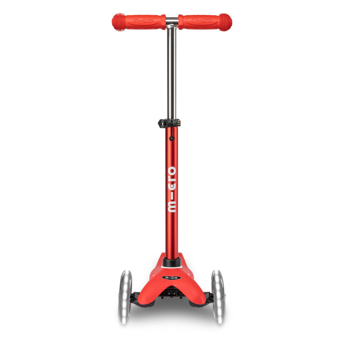 Micro Mini Deluxe LED løbehjul - Red
