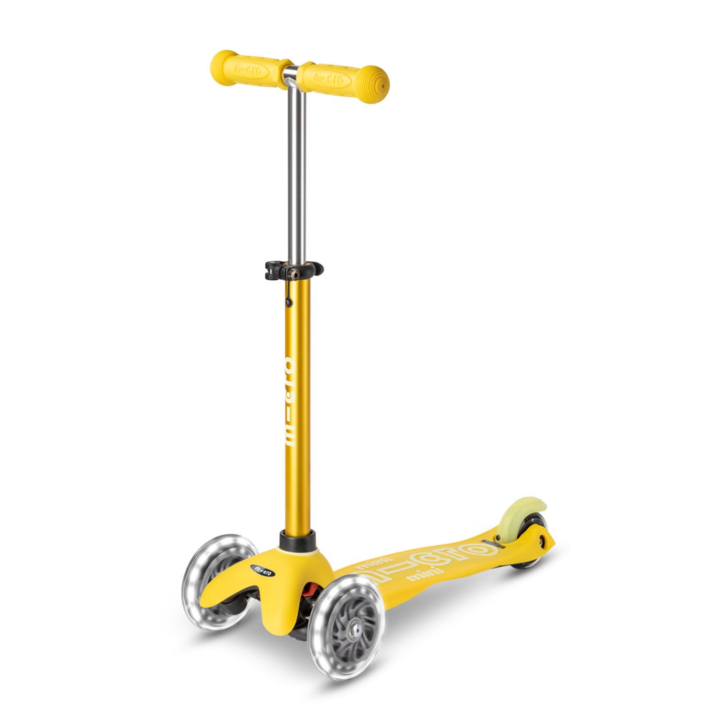 Micro Mini Deluxe LED løbehjul - Yellow