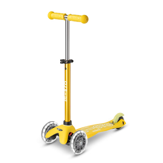 Micro Mini Deluxe LED løbehjul - Yellow