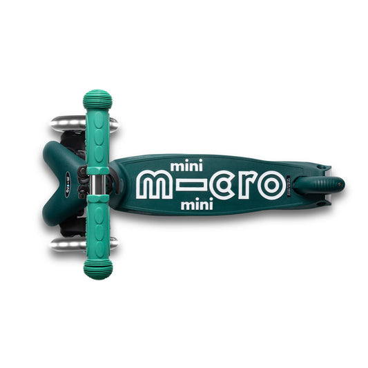 Micro Mini Deluxe ECO LED løbehjul - Green