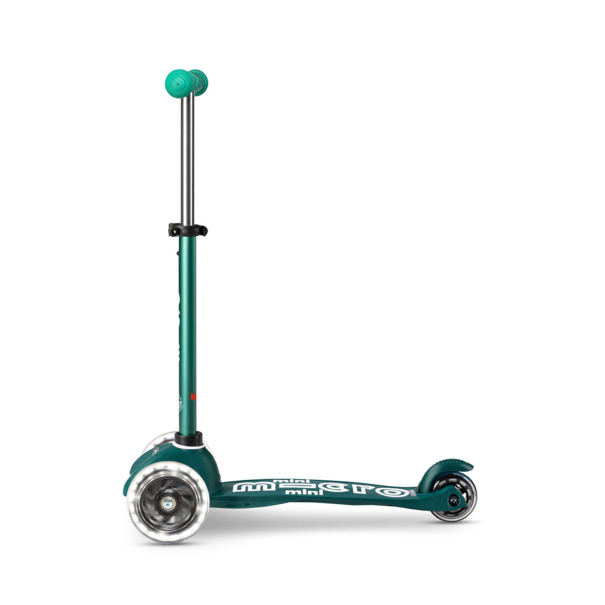 Micro Mini Deluxe ECO LED løbehjul - Green