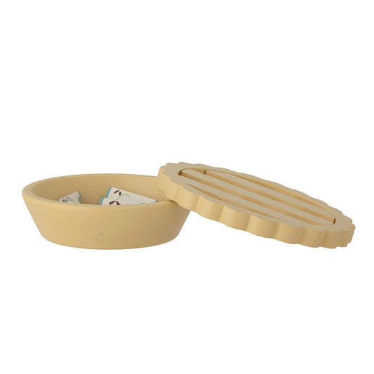 Bloomingville MINI Gabie Legetøj – Frugttærte i træ – Gul – FSC®100% MDF